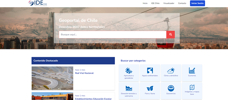 Explorando las Novedades del Geoportal de Chile